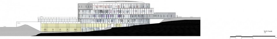丹麦法罗群岛 Glasir 学院，自然景观中的教育中心-74