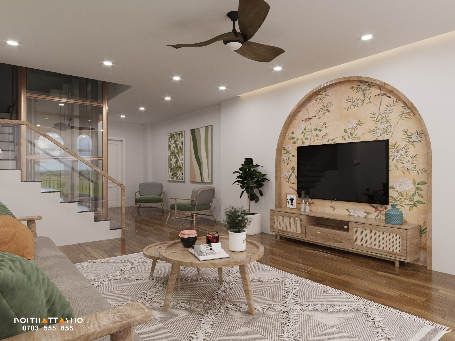 Indochine  Rustic 风格别墅室内设计丨越南河内丨Tay Ho 家具公司-22