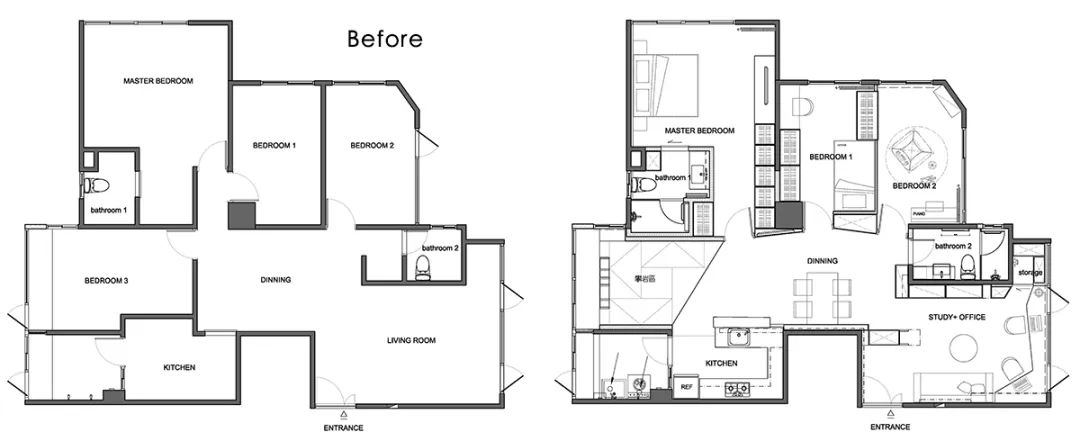 台北 105㎡老房改造,客餐厨全开放,还有室内攀岩区,活泼又实用-17