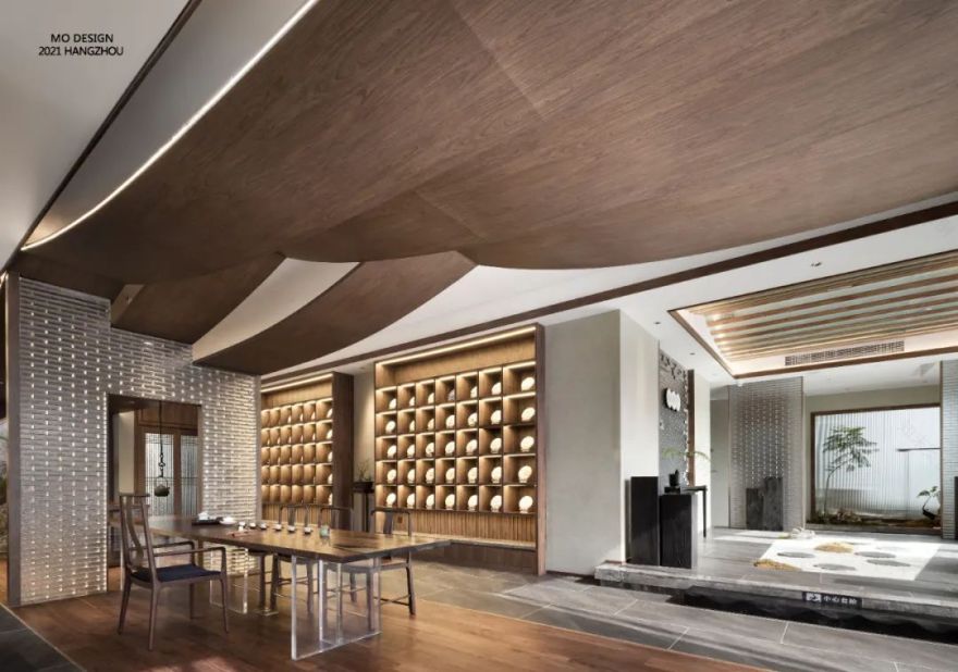 宁波雨林古茶坊 · 新中式茶空间丨中国宁波丨杭州木维-14