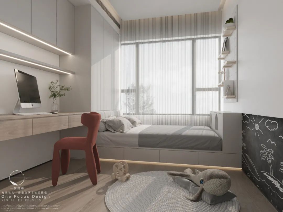 深圳新婚夫妇大平层现代轻奢家居设计丨中国深圳丨一度经纬-29