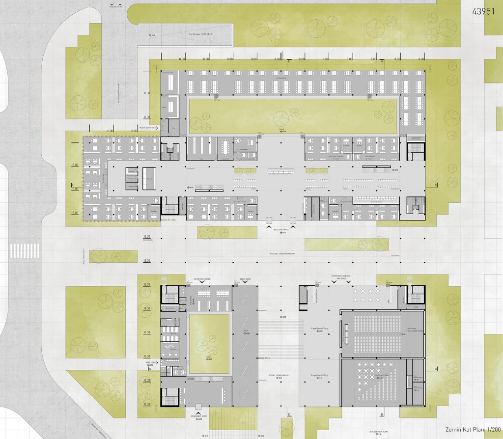 1. Ödül, Tekirdağ Büyükşehir Belediyesi Hizmet Binası ve Çevresi Mimari Proje Yarışması - Arkitera-25