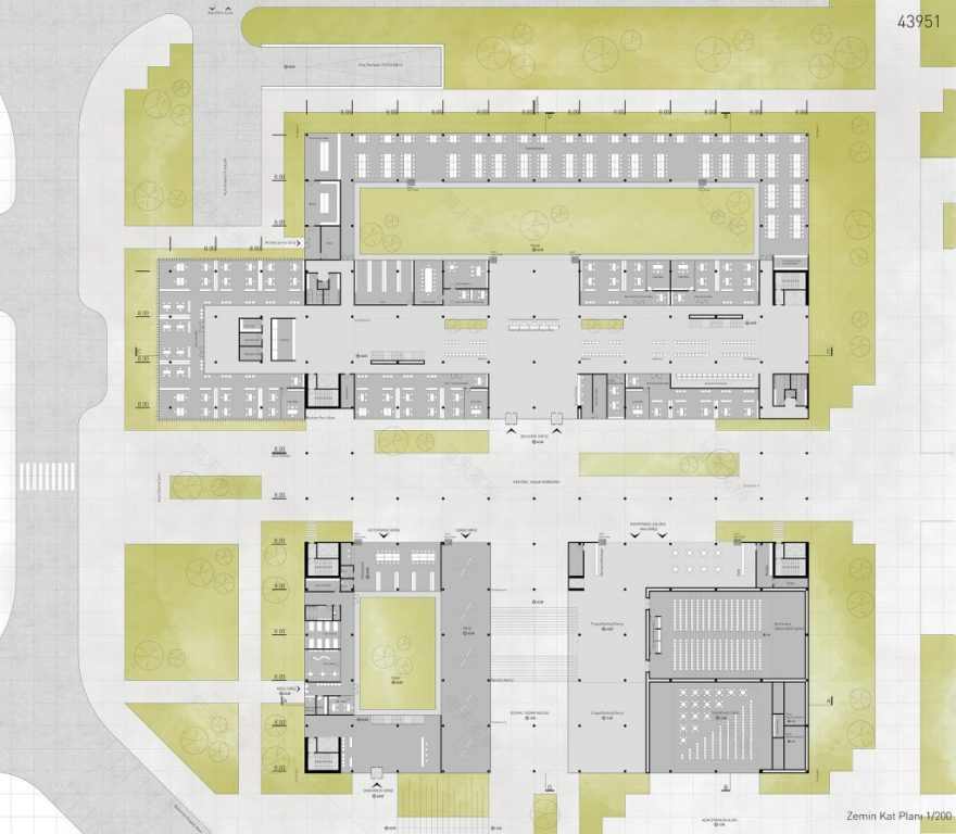 1. Ödül, Tekirdağ Büyükşehir Belediyesi Hizmet Binası ve Çevresi Mimari Proje Yarışması - Arkitera-25