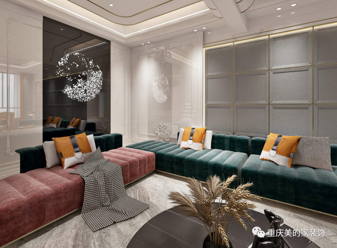 珠江城爱丽舍 300㎡法式轻奢雅居,演绎精致华丽生活-43