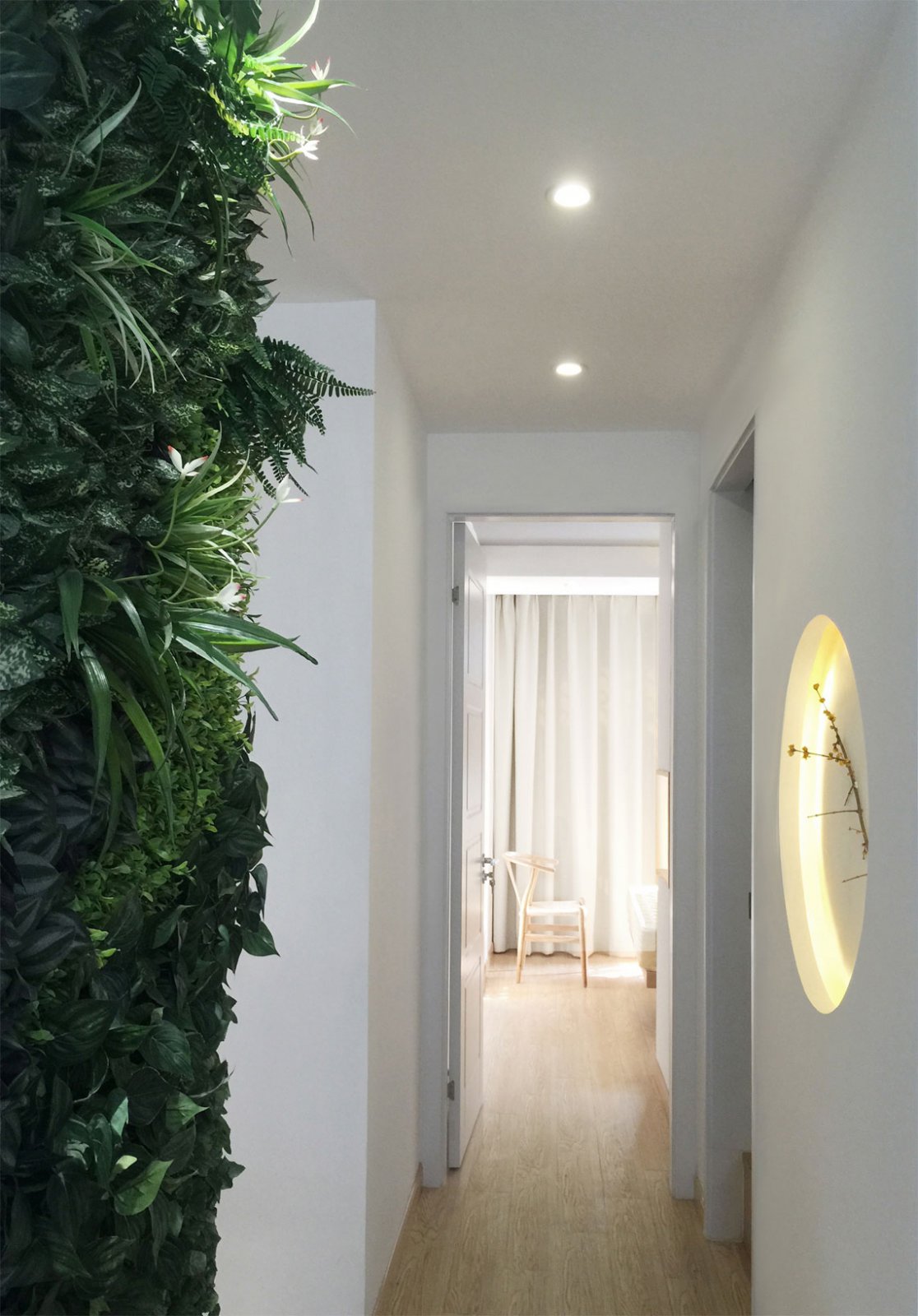 园林小宅——小户型木质极简住宅改造  目心设计-3