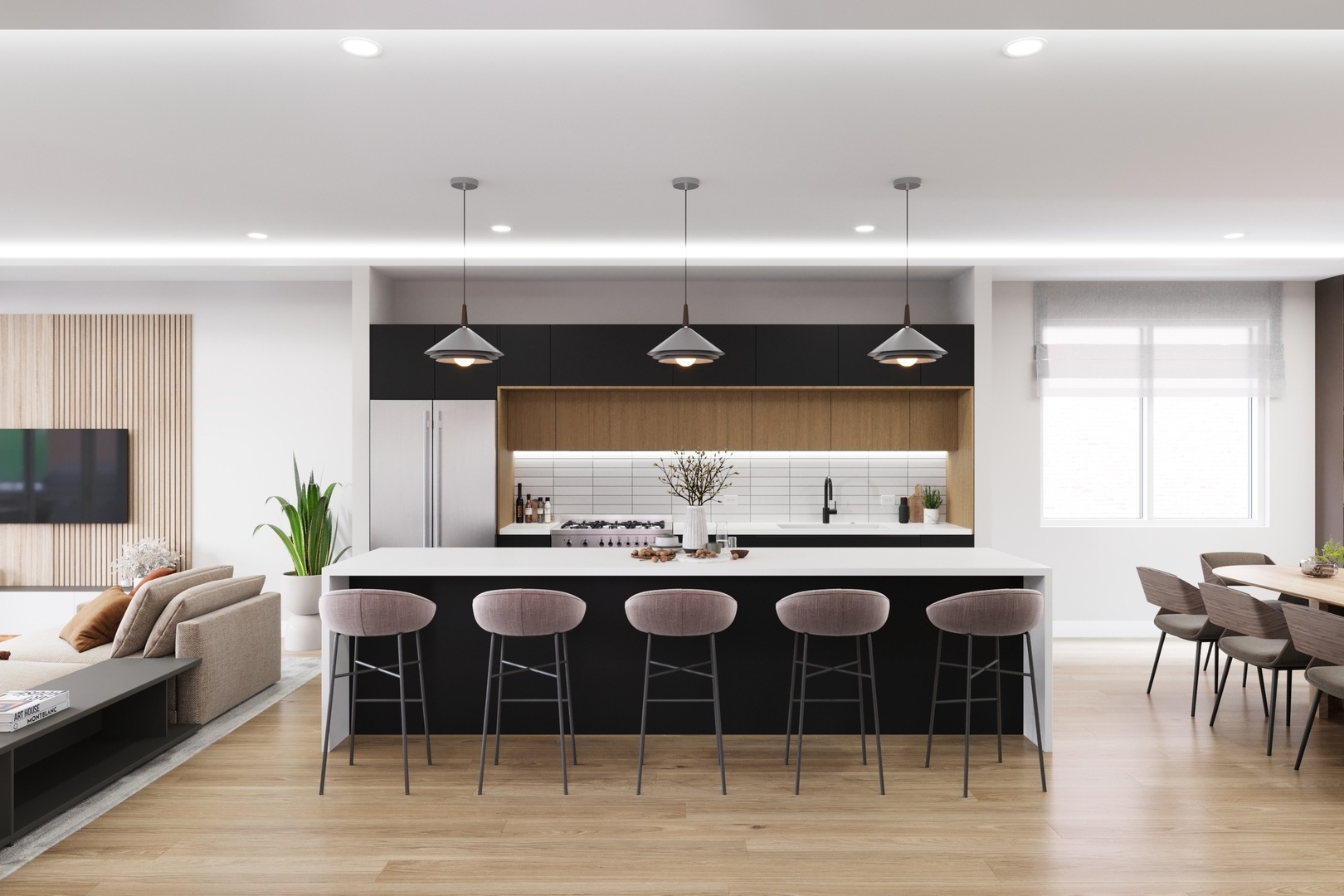 3D 室内渲染丨美国芝加哥丨The 2D3D Floor Plan Company-28