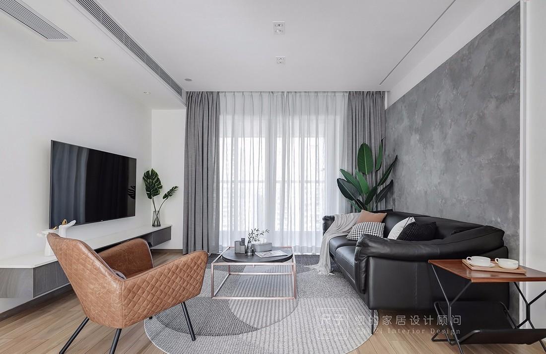 平层空间光影艺术,温柔木色演绎现代生活-4