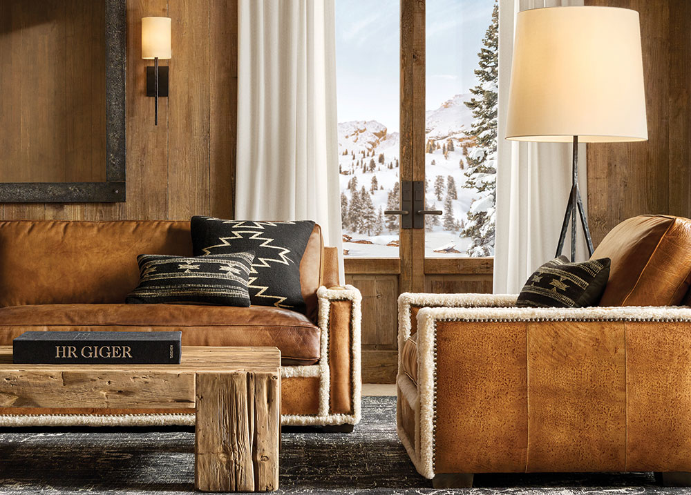 Restoration Hardware 推出世界滑雪胜地风格家居系列-7