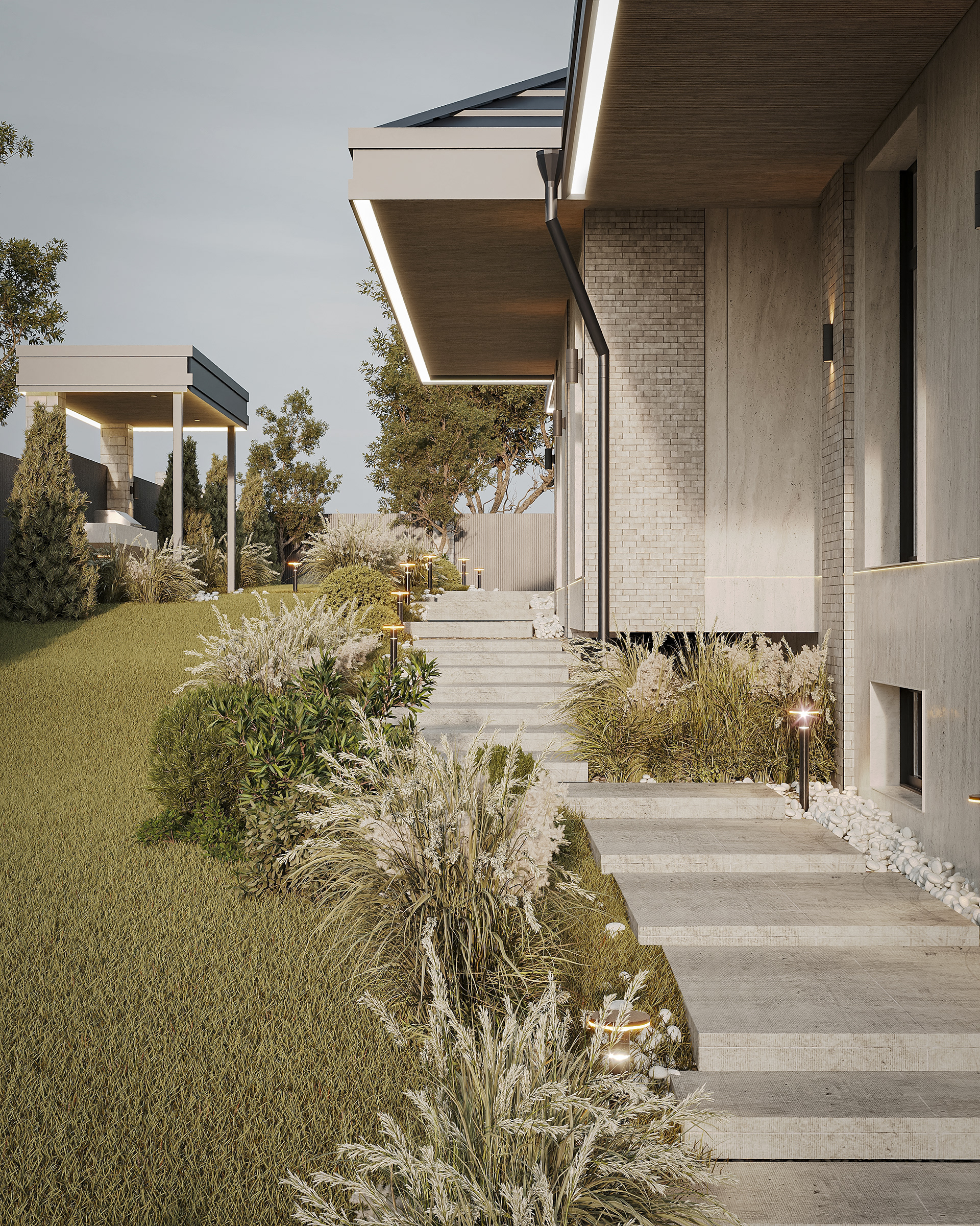 现代住宅外立面设计丨乌克兰基辅-17