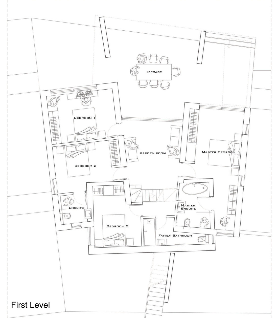 4 Вида（中心带花园的私人别墅）丨英国温彻斯特丨AR Design Studio-26
