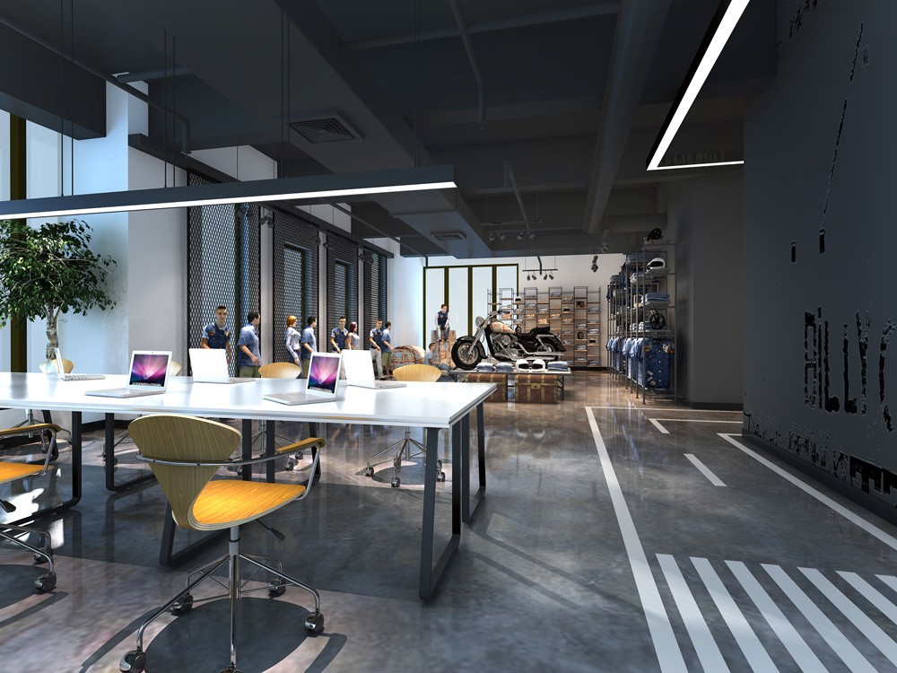 浦东金桥外贸公司办公室——现代简约风格的空间设计-1