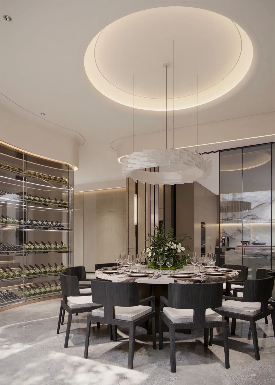 580㎡联排别墅装修，奢适印象，享受静谧时光！-18