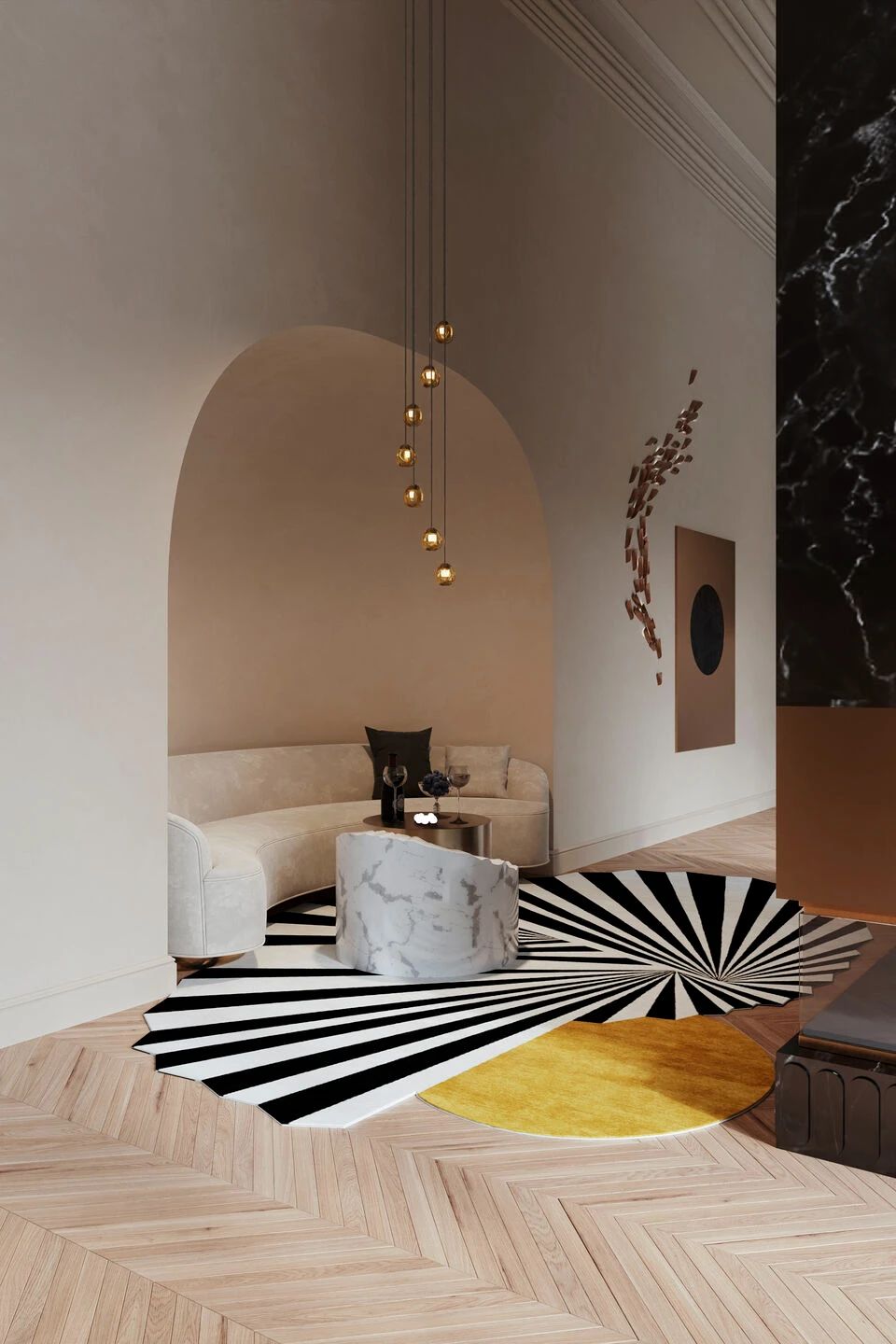 迪拜融合法式与中东气质的餐厨空间设计丨阿联酋迪拜丨Isabel Gómez Studio-16