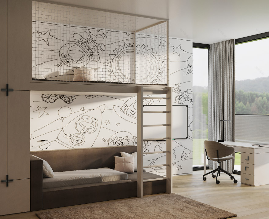 基辅房屋内部(1B)丨乌克兰基辅丨ZROBIM Architects-52