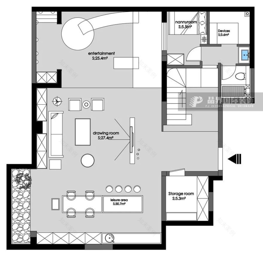 330 平金领九如意叠层现代轻奢装修,诠释品质生活-22