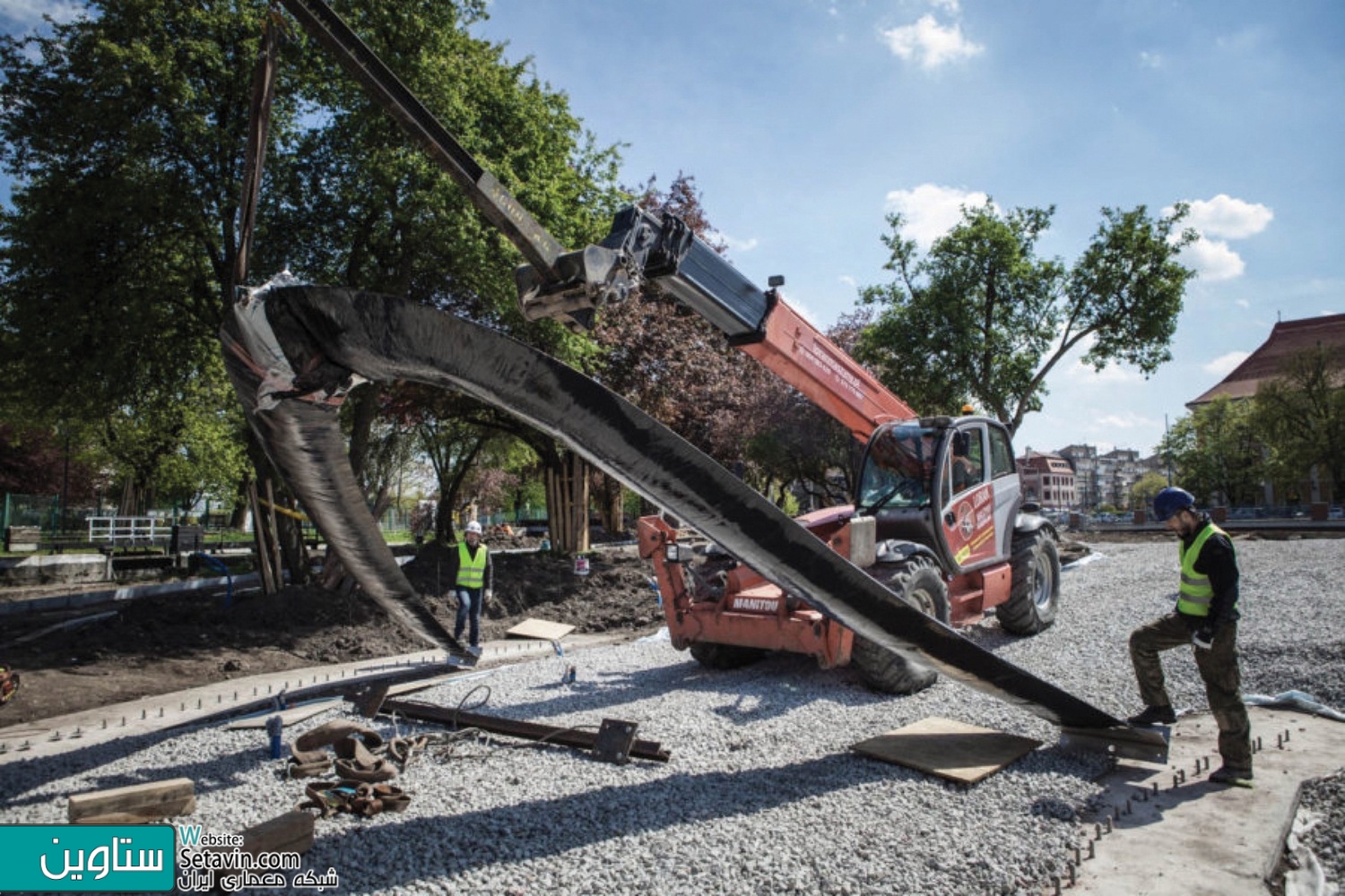 钢结构拱形展馆NAWA丨波兰弗罗茨瓦夫丨Oskar Zieta团队-23