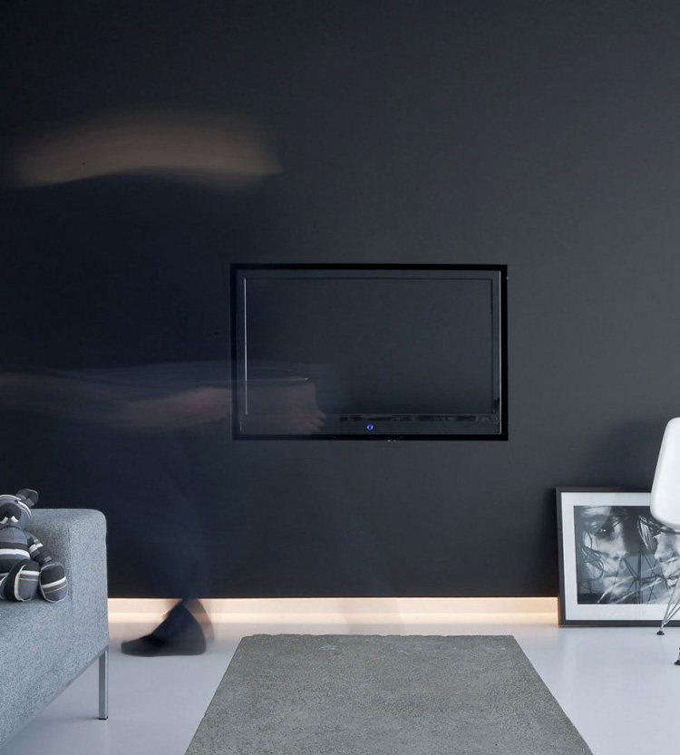 单色住宅设计 | 黑与白的无尽魅力-18