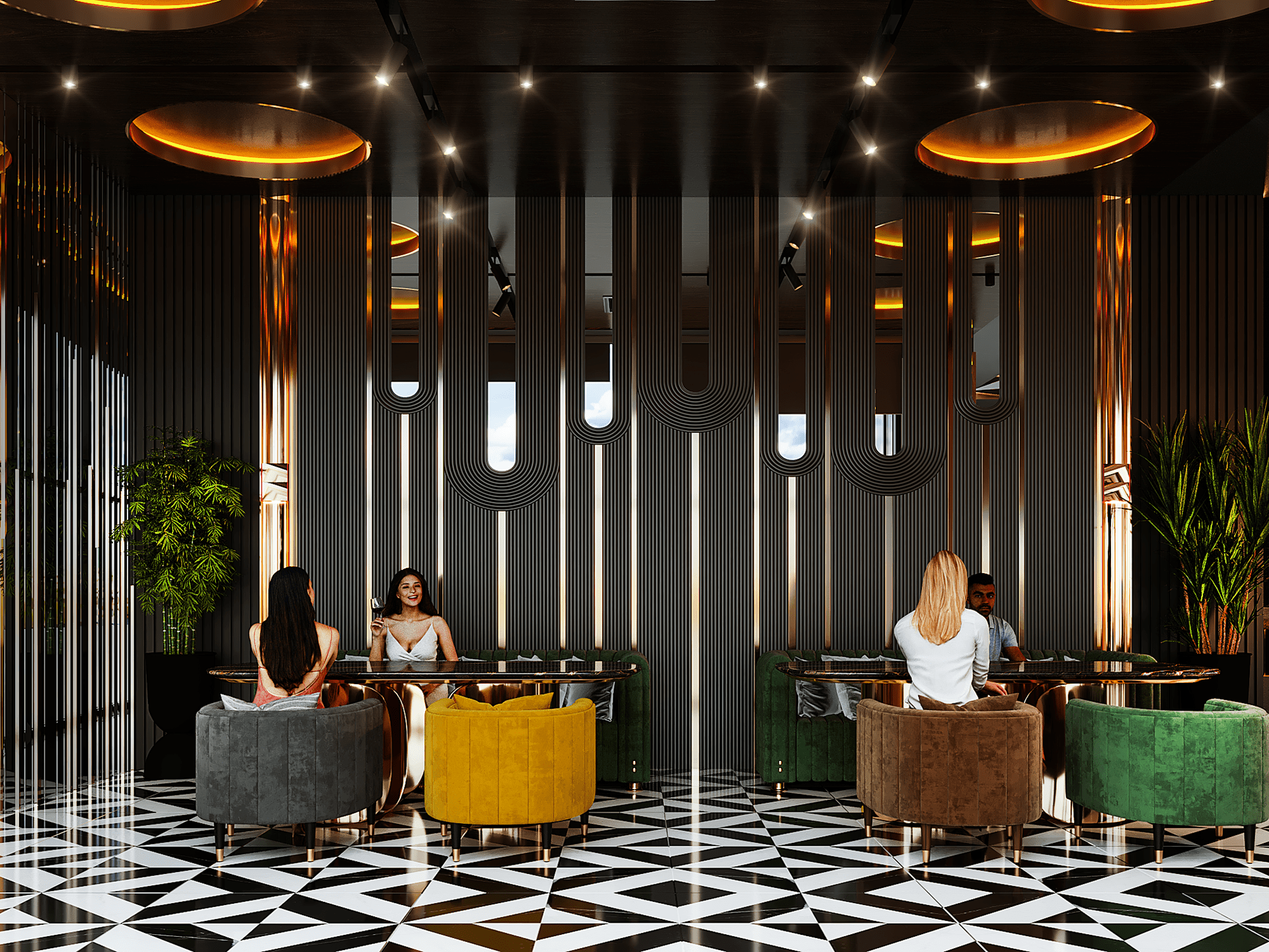 Interior design - Lounge bar-7