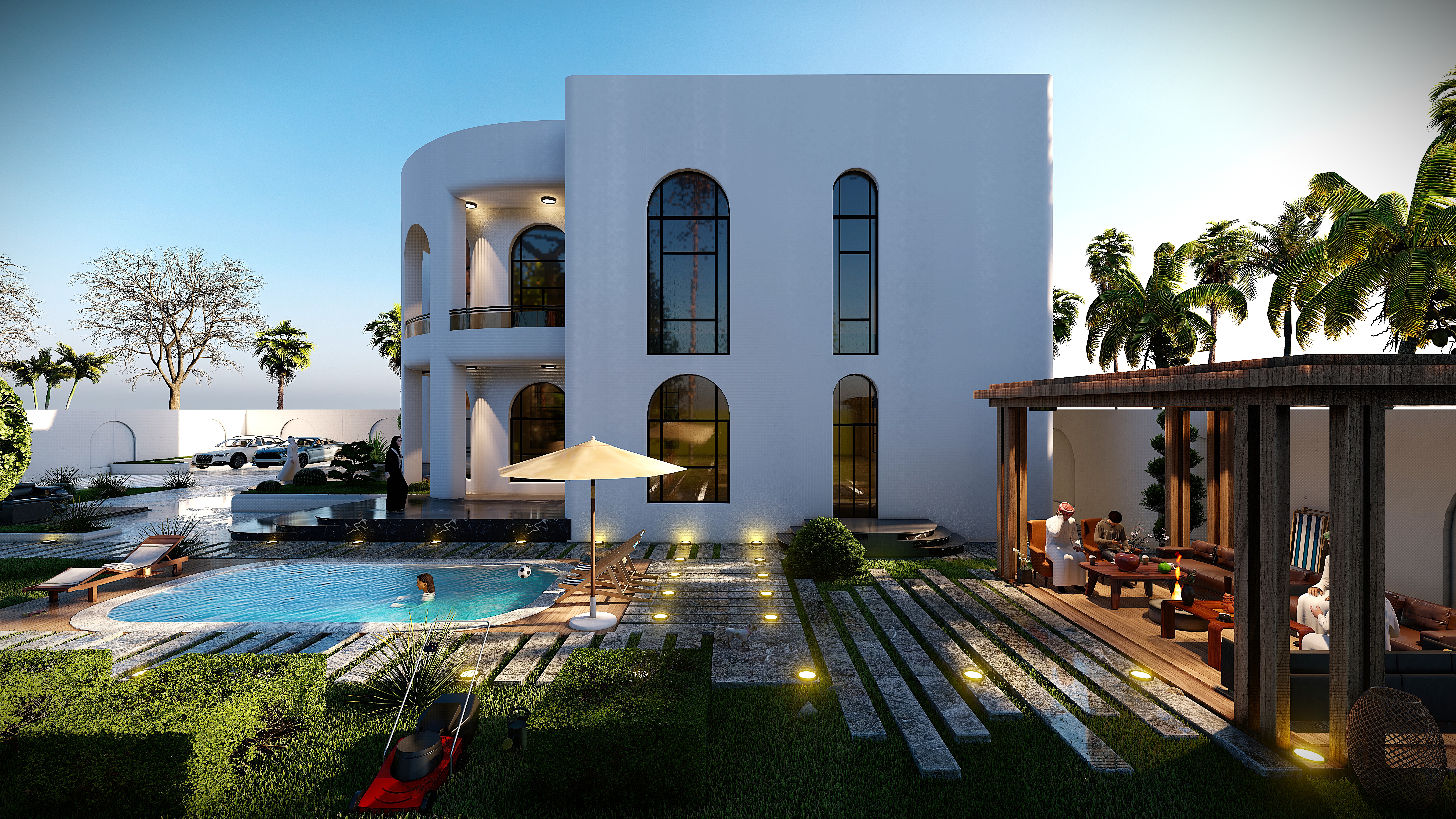 自建别墅丨阿联酋阿布扎比-14