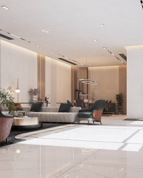 Reception hall design