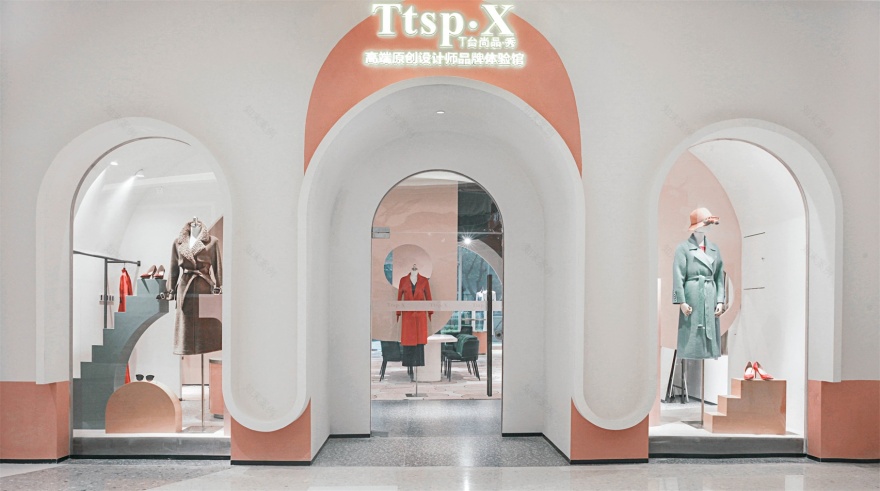 无非设计(深圳)丨非设计丨服装店丨Ttsp·X 女装品牌形象店-18