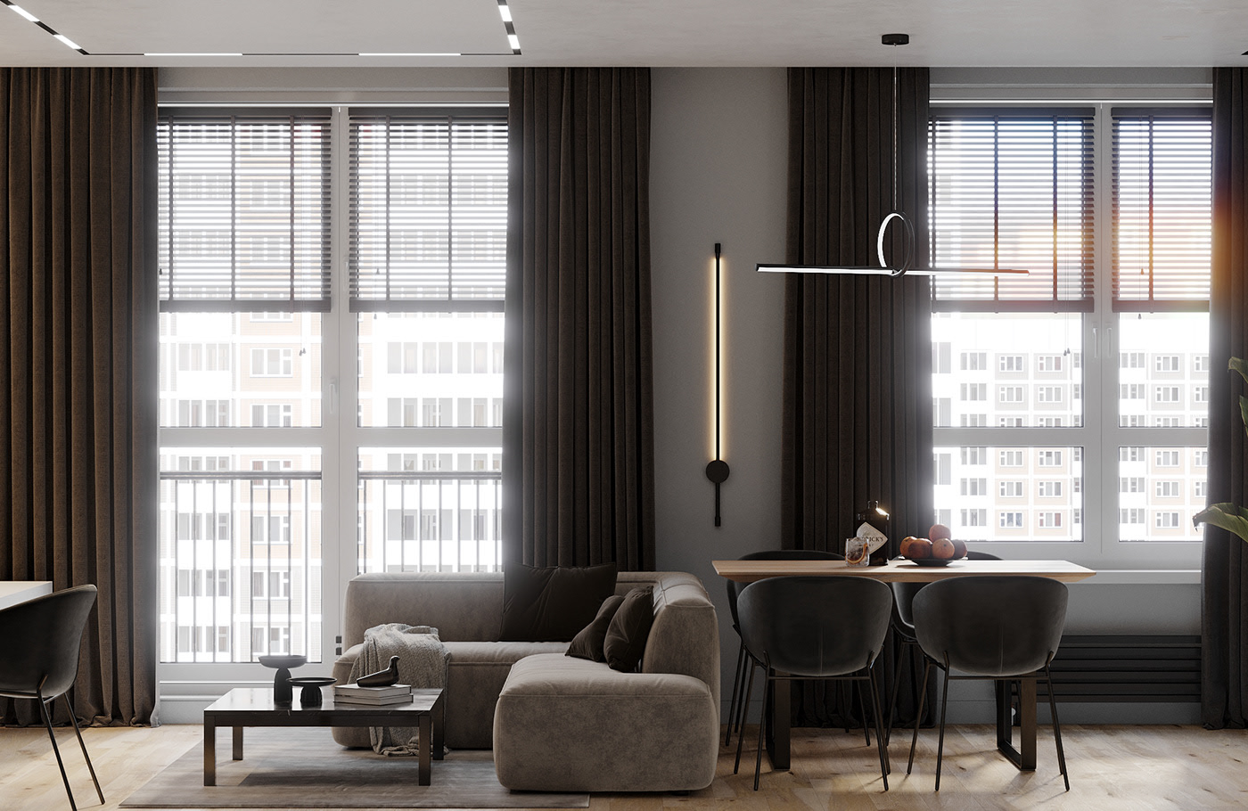 深色系空间设计 精致格局，不同凡响-7