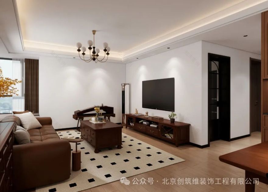 潮白人家|110㎡中古风装修案例-14