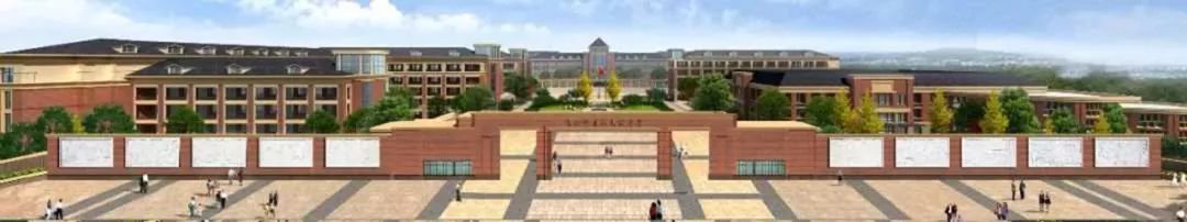 壁画系教师朱景华为浙江东阳二中设计校史文化墙-0