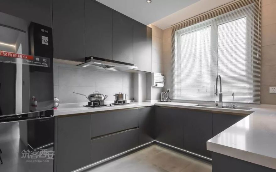 180㎡现代三室改一室,开放空间诠释自由生活-37