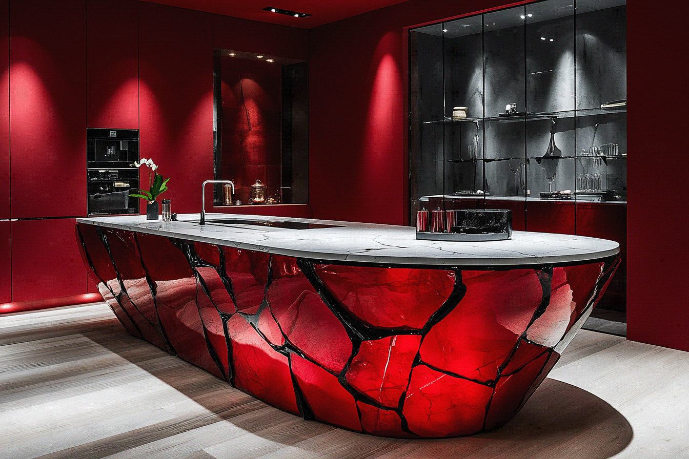 Extraordinary Bespoke Kitchen Islands by AICI-78