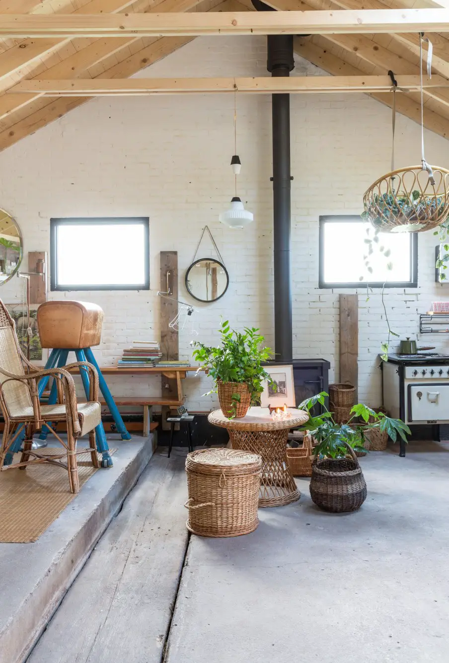 海岛风情融入乡村旧宅-15