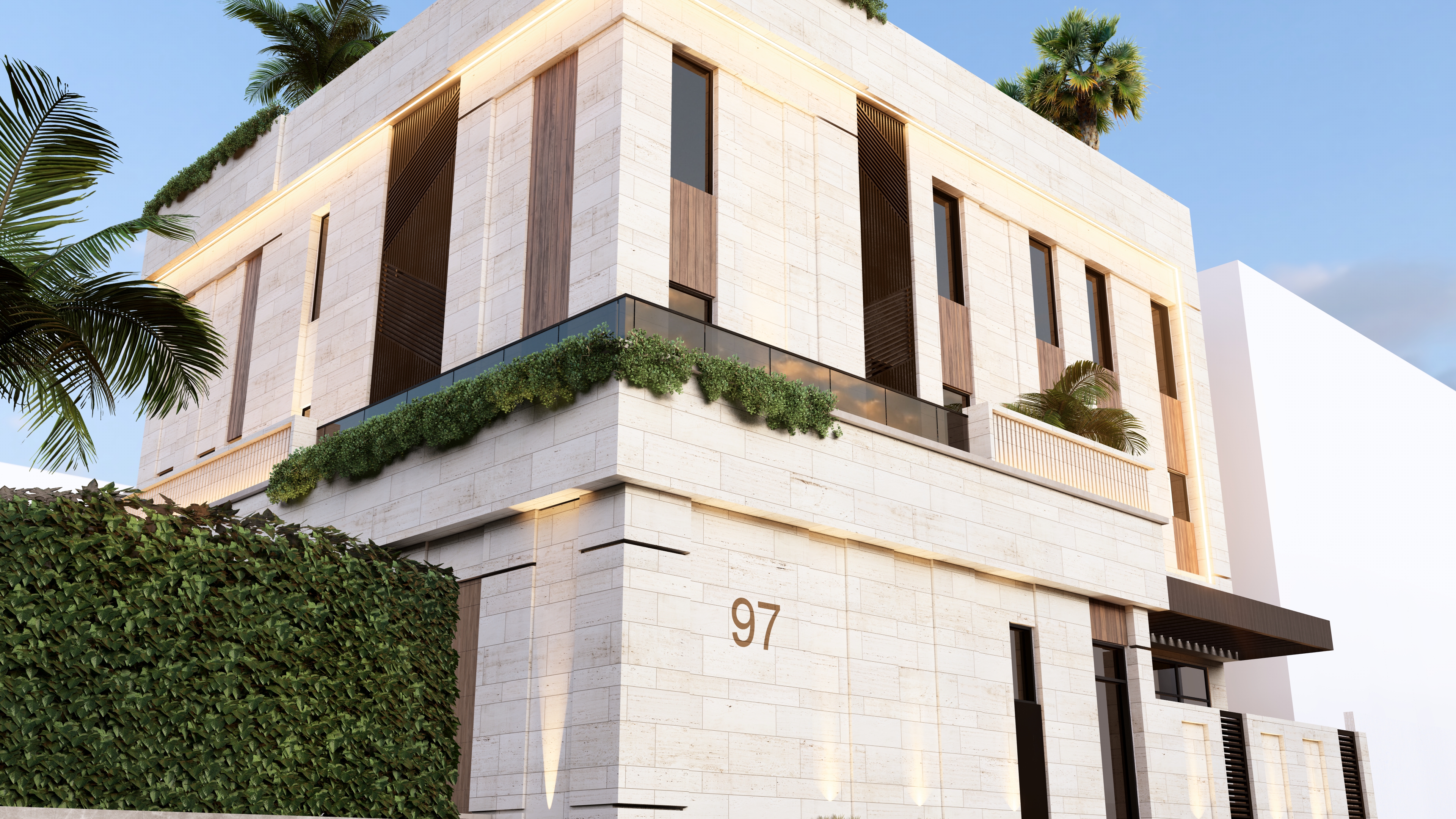 科威特现代当代别墅-47