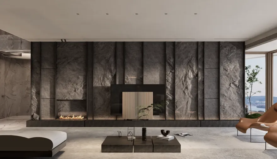 300M²自然的空间抽象画丨中国福州丨御品设计-16