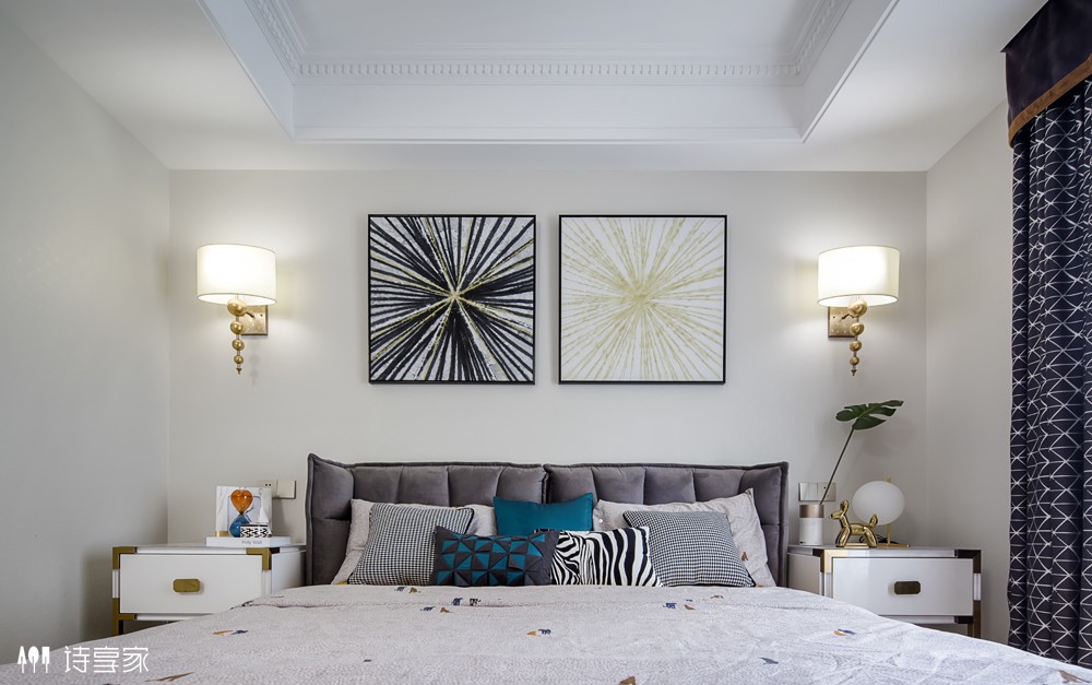 240㎡万科金域蓝湾现代摩登住宅  诗享家设计-33