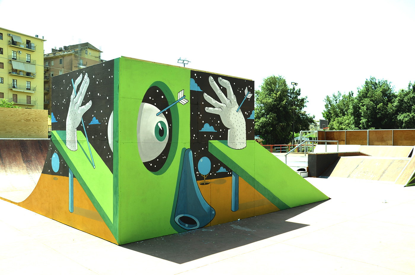 神秘幻境——意大利 Caltanissetta 滑板公园-2