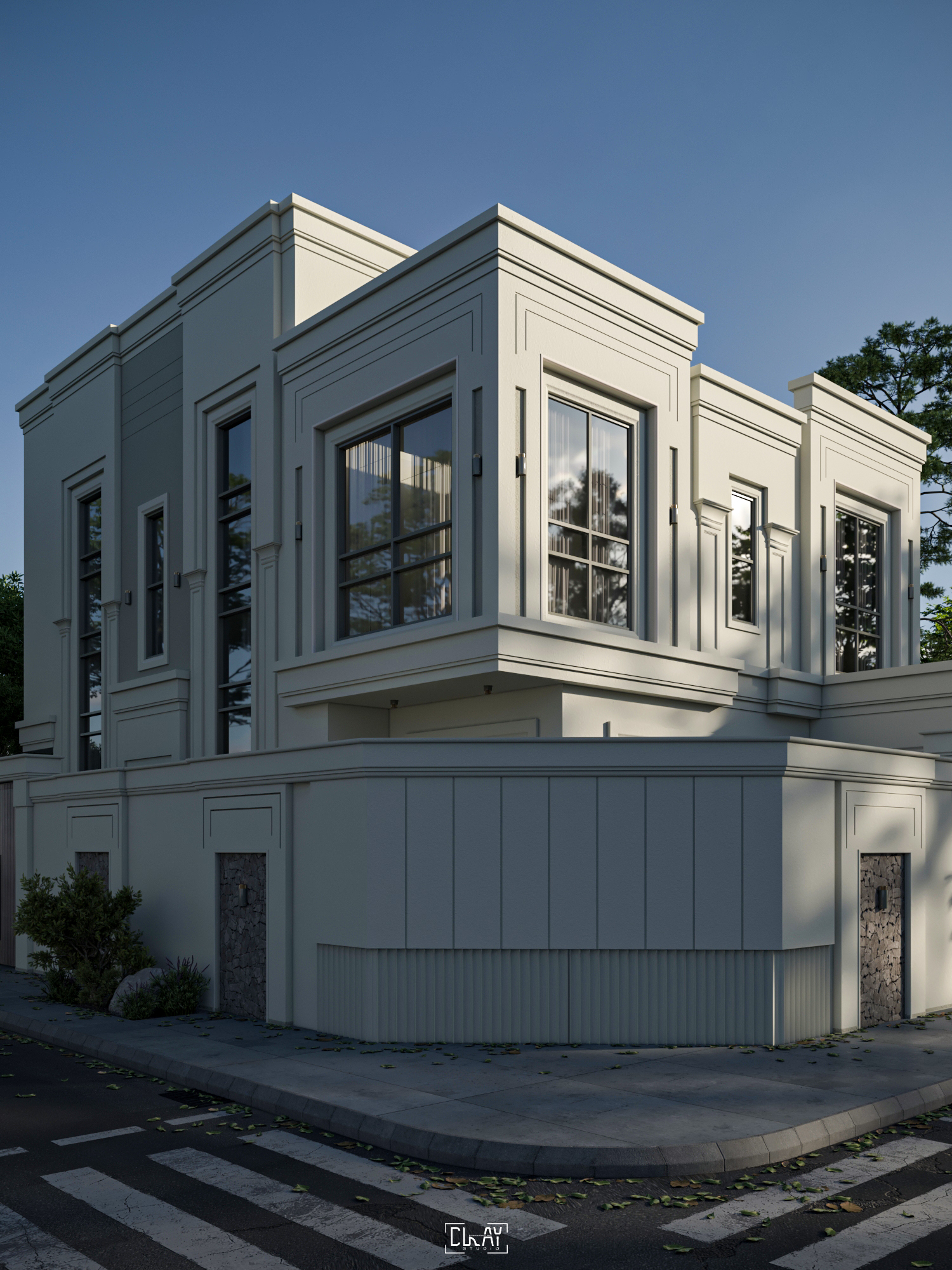 外部别墅设计-8