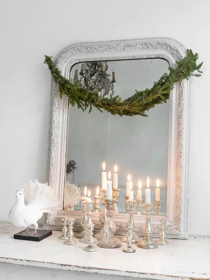 瑞典 60 平米租赁公寓的白色圣诞-13