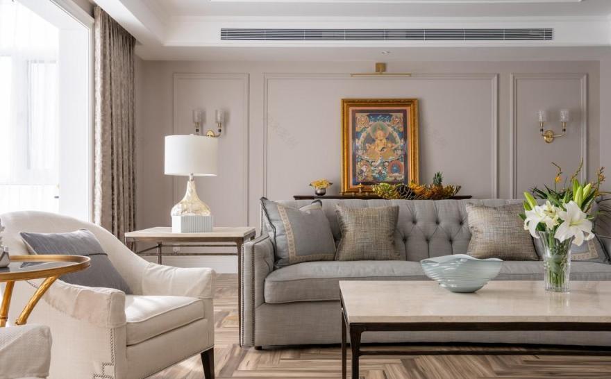 温馨简约的现代平层设计-15