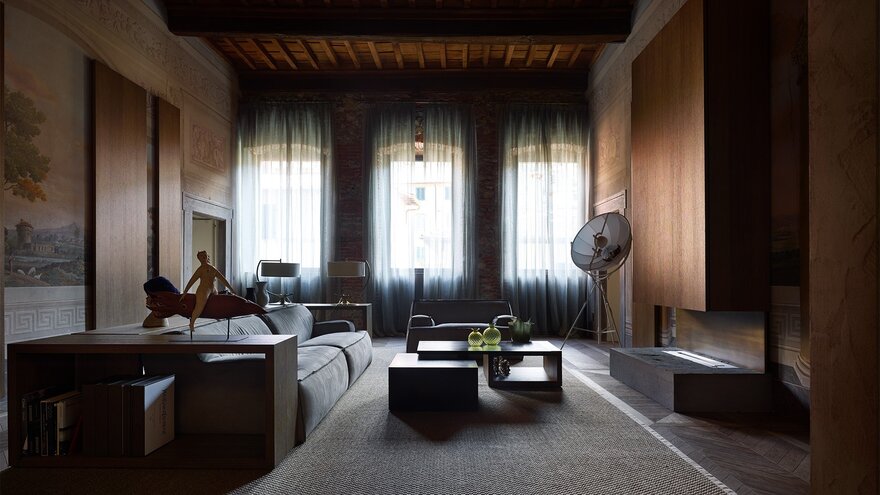 Elegant Old Residential Building Transformed by Archea Associati into a Sumptuous Home-6