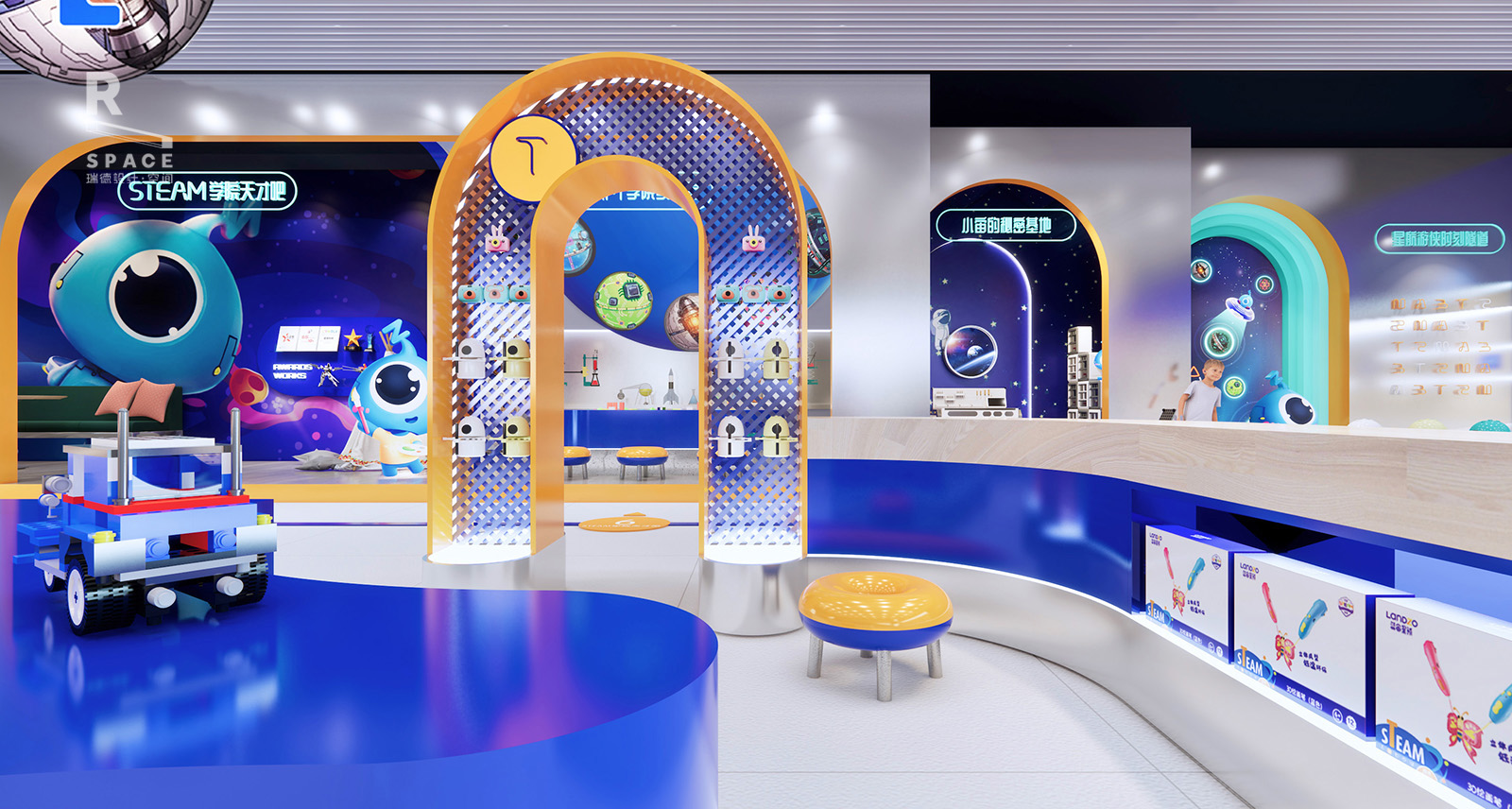 蓝宙星球体验店空间设计丨瑞德设计·空间-10