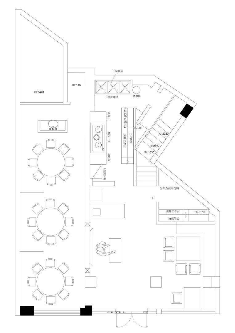 刘集鱼餐厅丨中国资阳丨资阳瀚唐空间设计有限公司-14