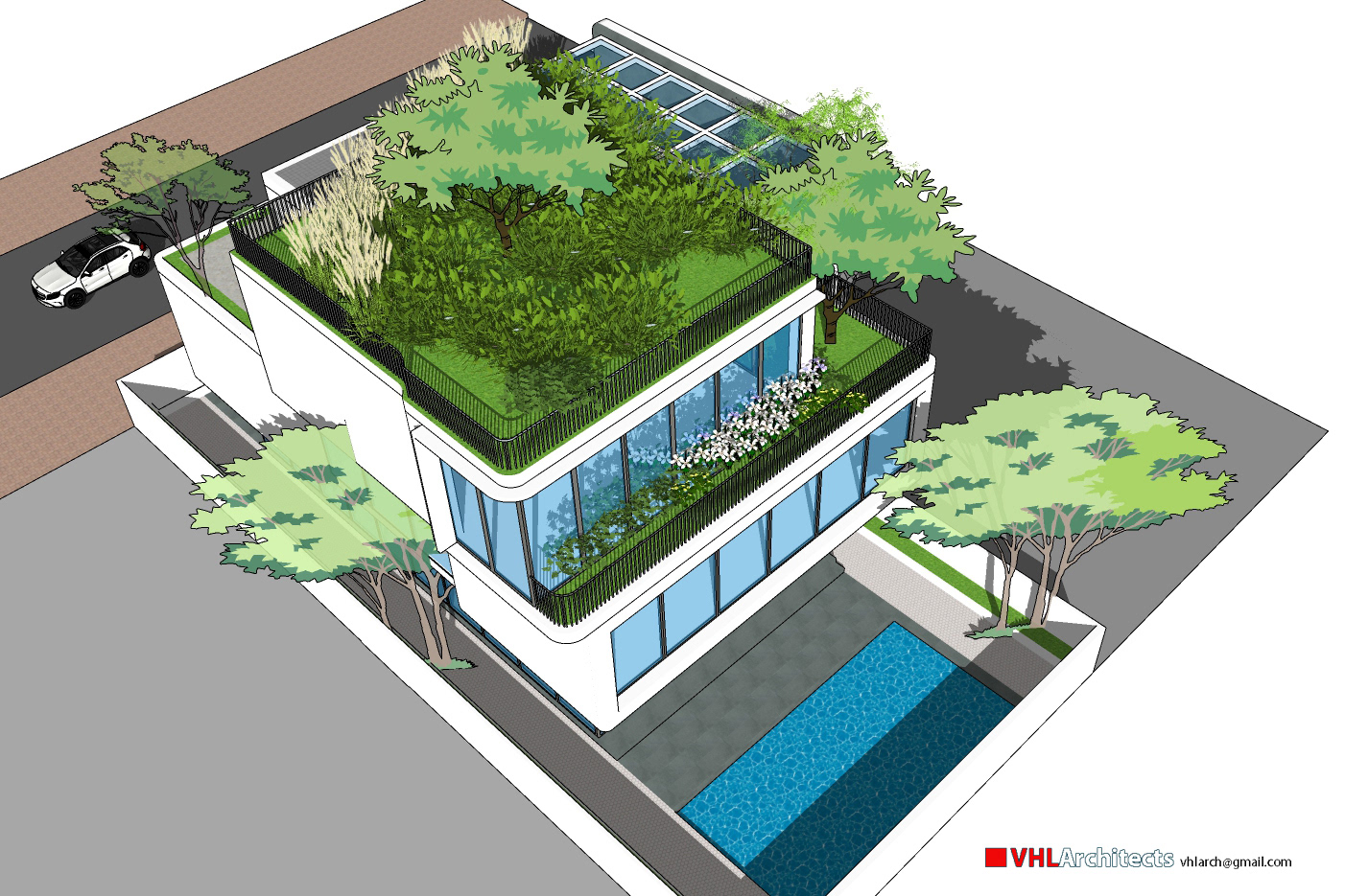 宁静别墅丨Vo Huu Linh Architects-13