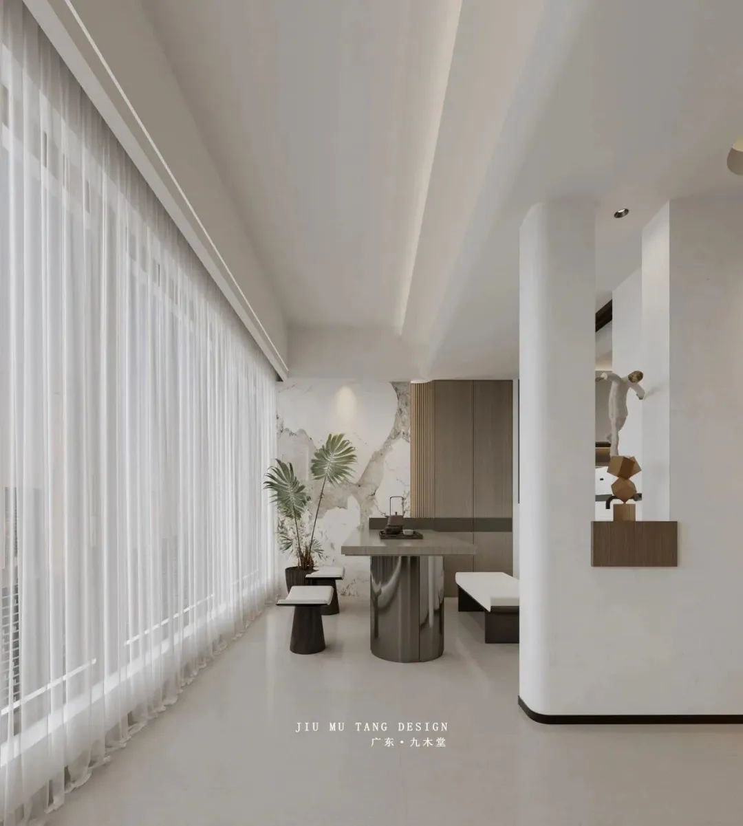 金碧尚都 177㎡现代轻奢风住宅设计丨九木堂设计-2