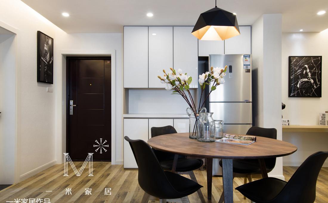 公寓丨【一米家居】 ◣赏味黑白◥ 89㎡现代-10
