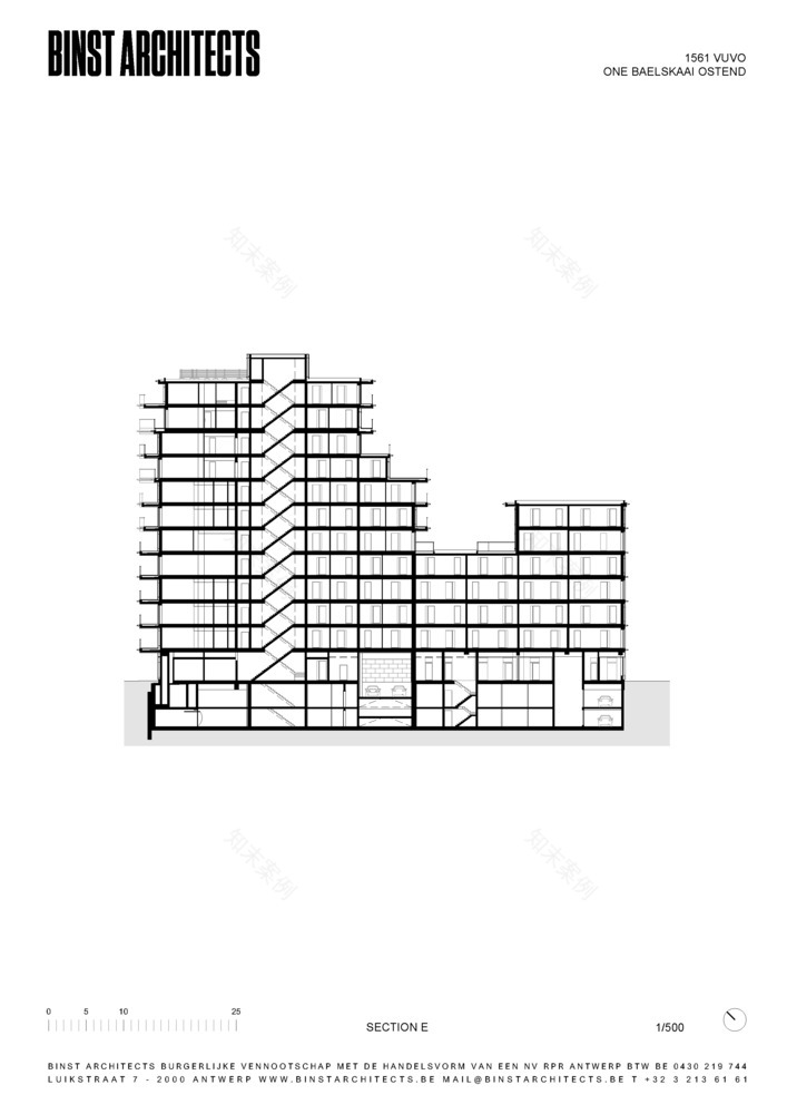 比利时奥斯滕 One Baelskaai 公寓丨Binst Architects-53