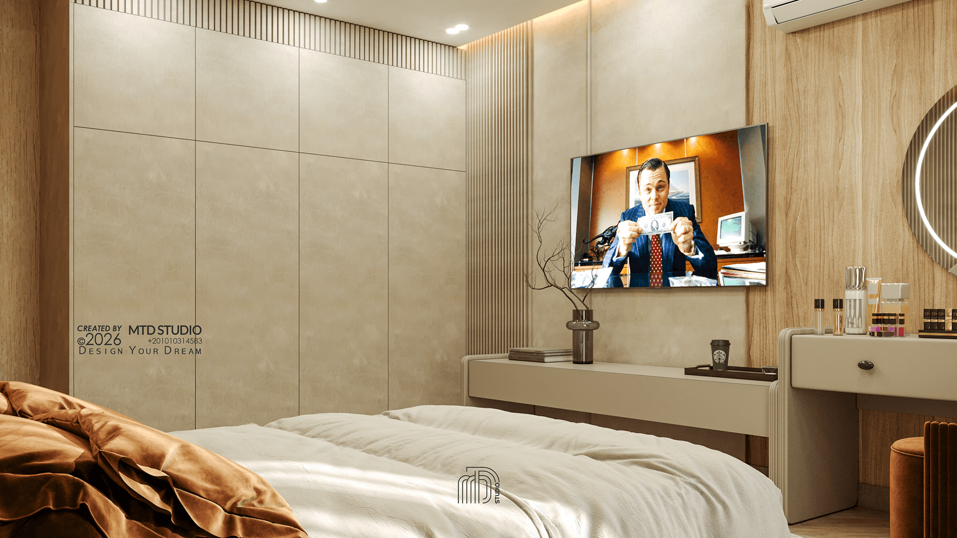 谧境之居·主卧丨埃及丨Muhammad Talaat Design Studio-9