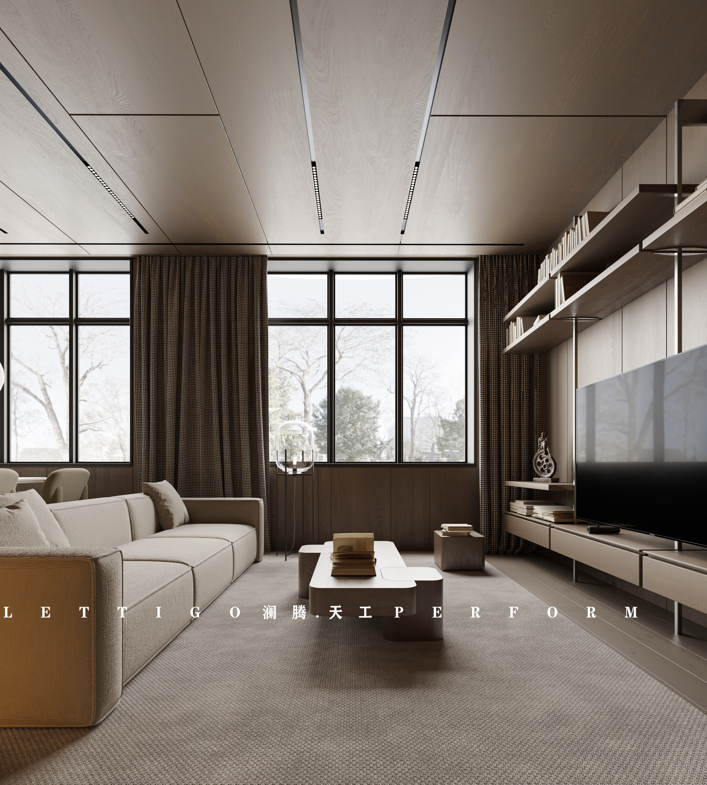 木色家装客餐厅-6