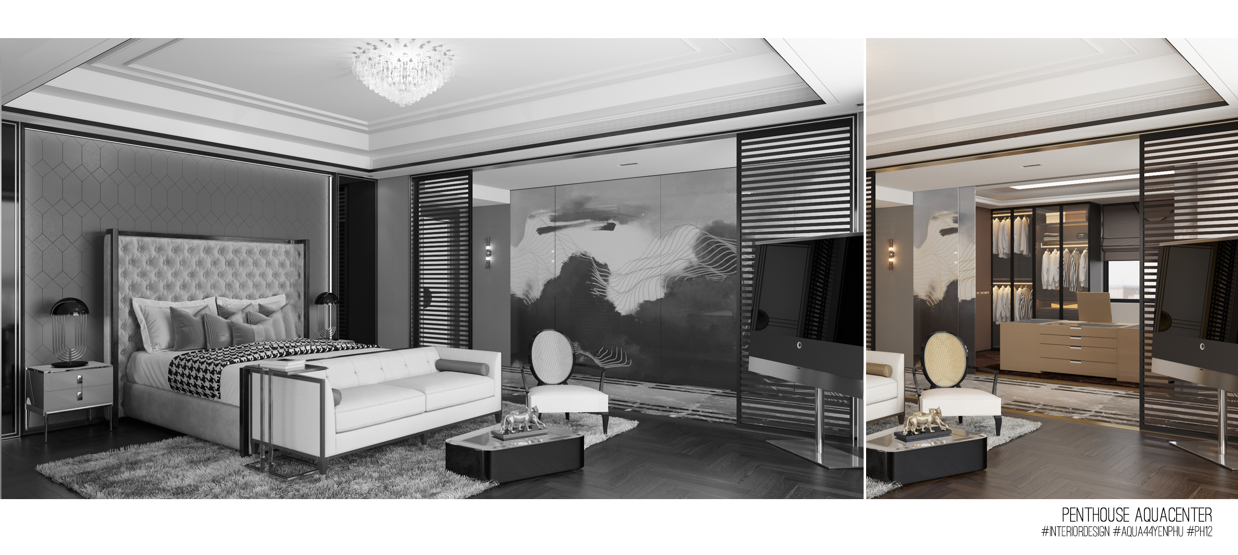 河内水中心顶层公寓丨越南河内-15