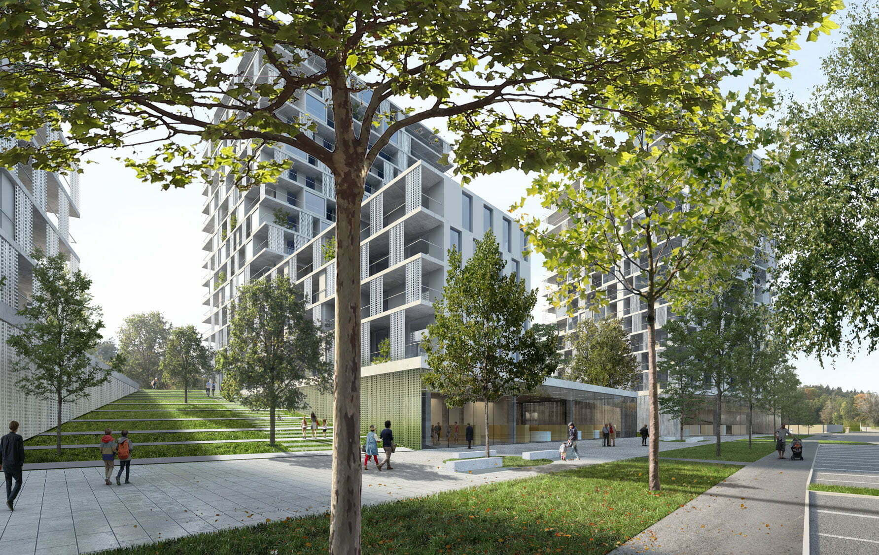 莫德然尼河滨公园住宅丨捷克丨Bevk Perović arhitekti-6