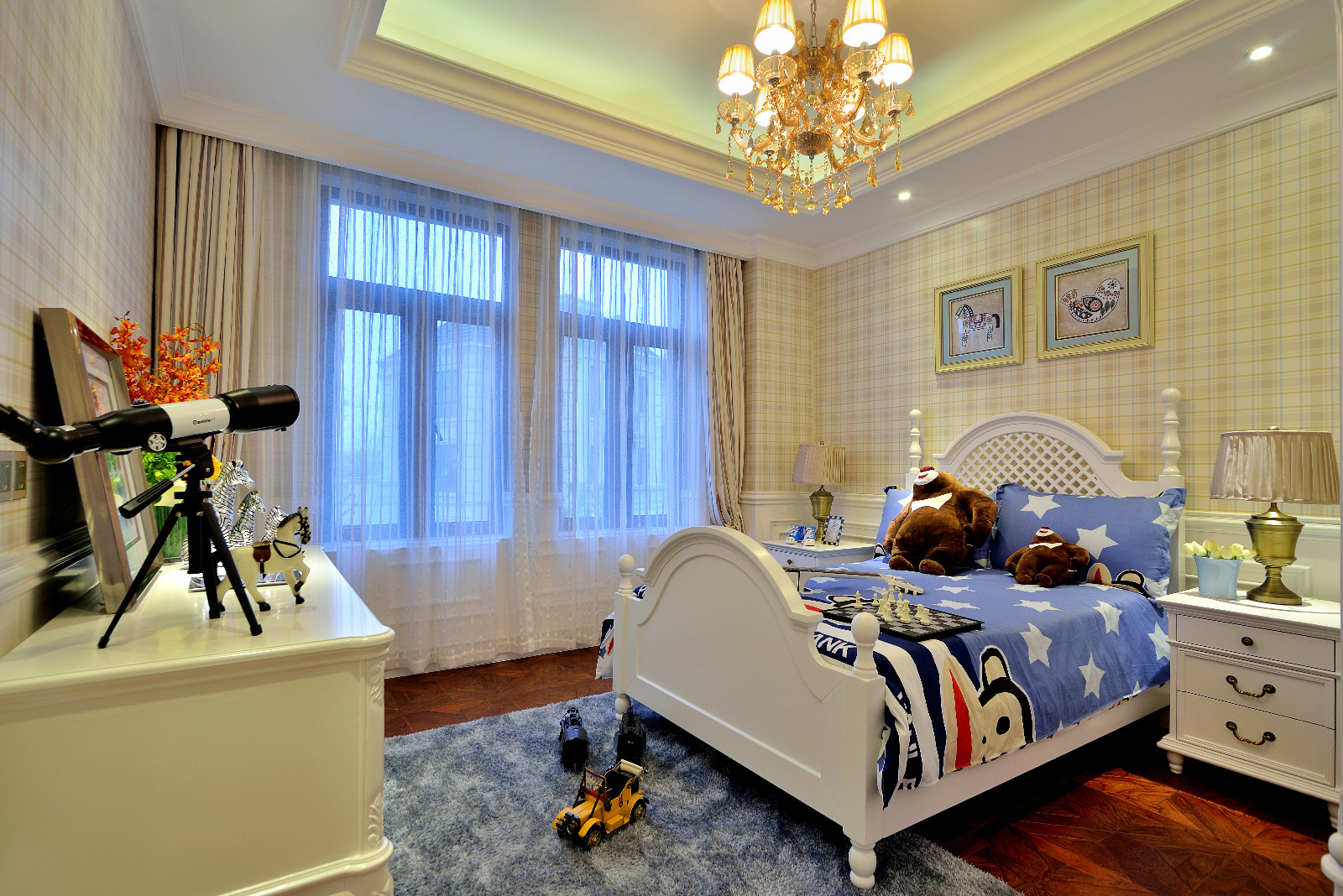 绿地徐州娇山湖别墅 A3 户型样板房 | 法式典雅与现代舒适交融-9